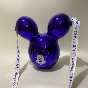 *COLLECTION ITEM* Disney Parks 100 Yrs of Wonder Platinum Violet Popcorn Bucket